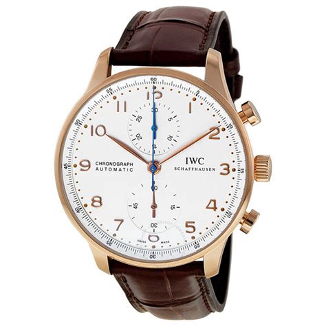 iwc portuguese chronograph rose gold|iwc portuguese chronograph price.